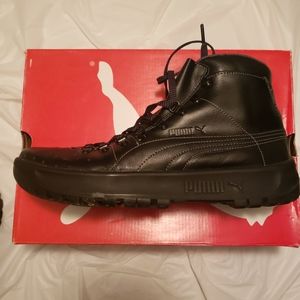 Puma Gv Alpine Wtr Leather Black Size 11
